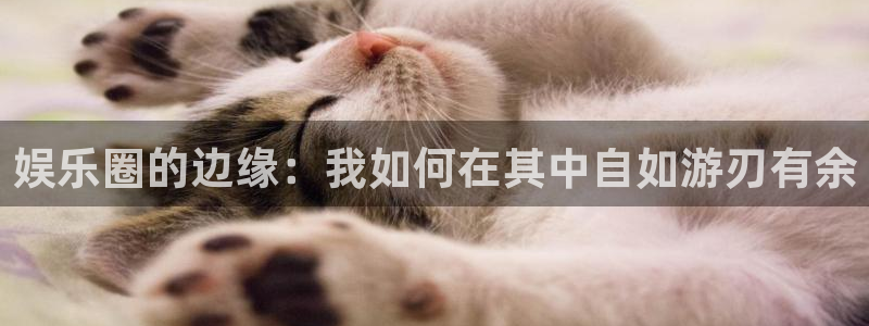 众合官网2登录地址：娱乐圈的边缘：我如何在其中自如游刃有余