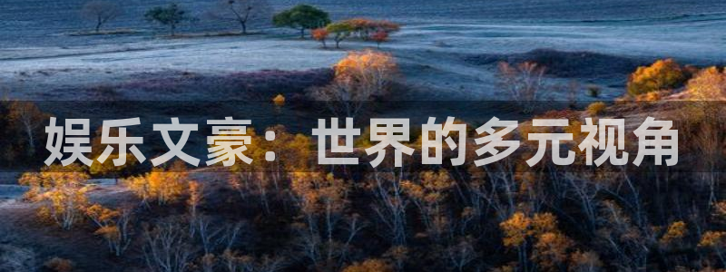 众合官网体育平台登录入口：娱乐文豪：世界的多元视角